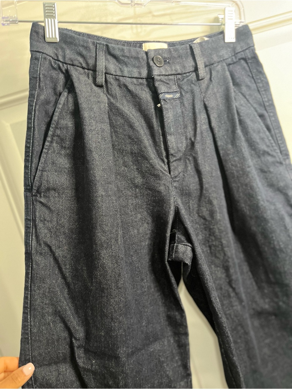 CLOSED Relaxed Mid Rise Waist reactive-dyed Stay Blue denim Ruthy Jeans 23 - Picture 9 of 14
